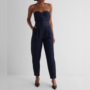 Express Sweetheart Neckline Jumpsuit